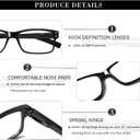 NORPERWIS Reading Glasses 6 Pairs Quality Readers Spring Hinge Glasses for Reading for Men and Women (6 Pack Mix Color -3, 1.50)