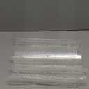 Sooyee 6 Pack Acrylic Shelves - 15 Inch Floating Bookshelf for Kids Room, Picture Ledge Shelves, Funko Pop Toy Storage - Clear