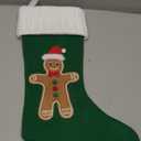 Green Ginger Bread Stocking