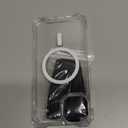 Magnetic Case for iPhone 13 Pro,Clear Magnetic Soft Frame PC Back Shockproof Protective Phone Cover with Detachable Lanyard,Compatible with MagSafe,Clear/Black