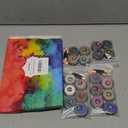 Artdone 20 Jars Chrome Nail Powder Set Metallic Mirror Effect Holographic Aurora Chameleon Pigment 1g/Jar for Nail Art Glitters Gel Polish Supply Mermaid Unicorn Kit