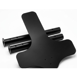 Heavy-duty metal base plate for a tabletop or floor-standing TV / monitor mount