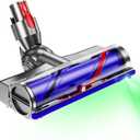 Vacuum Head Replacement for Dy-Son V10, V7, V8, V11, V15 Direct Drive Motor-Head Brush Roller for Dyson Vacuum Attachments Parts LED Headlights 270 Torque Brush Head for Hardwood Floor and Carpet (Black and Blue)