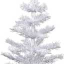 Christmas House Miniature Artificial White Christmas Tree - 18 Inch