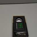 eLinkSmart Heavy Duty Smart Padlock with Key, Pad Lock with Code Keypad, Weatherproof Bluetooth RFID Keyless Electronic Digital Combination Lock for Gate Outdoor Fence Storage Unit Locker Shed Pool