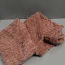 Kevin Textile Throw Pillow Covers Soft Corduroy Decorative Set of 2 Valentines Day Boho Striped Pillow Covers Pillowcases Farmhouse Home Decor for Couch Bed Sofa Living Room 16x16 Inch Blush Pink