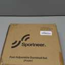 Sportneer Adjustable Dumbbells Hand Weights Set: 5 lb Dumbbell Set of 2 Each 2lb 3lb 4lb 5lb Free Weights Fast Adjust Weight 4 In 1 Weights Dumbbells Set for Women Men Home Gym Exercise Training (Purple)