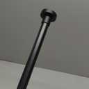 Shower Curtain Rod Tension- Never Rust No Drill Non-Slip Spring Tension Shower Rod, 43-73 inches 304 Stainless Steel, Brushed Nickel
