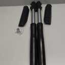 Front Inverted 630MM Fork 45MM/48MM with Shock Protector Cover for Chinese Dirt Pit Bike CRF KLX (Black Red-15mm Alxe)
