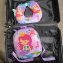 Lightweight Suitecase With Carry-on Bag, With Spinner Wheels, Expandable Luggage, Equipped With Anti-pick Combination Lock (Color : 22, Size : Black)