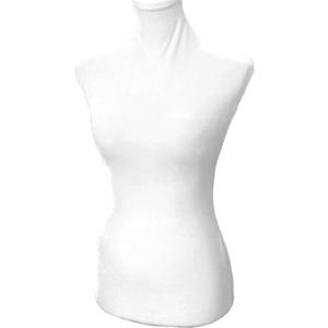 NAVAdeal White Superb Velvet Mannequin Fabric Cover,100% Handmade Soft Stretchy, for Fashion Designer Retail Boutique Store Dressmaker Form Dummy Model Display Fitting Styling, Mannequin NOT Included