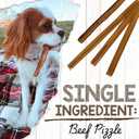 Nature Gnaws Extra Thin Bully Sticks for Small Dogs 5-6" (10 Count) - Long Lasting for Light Chewers and Puppies - Natural Beef Dog Chew Bones (EXP 09/09/27)