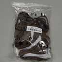 ZAFUL Women Strapless Textured Bandeau Bikini 2 Piece Swimwear Cheeky Solid Lace up Bathing Suits M