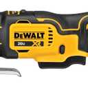 DEWALT 20V MAX XR Oscillating Multi-Tool Cordless, Variable Speed Brushless Motor Multitool with LED Light, Extended Runtime, Includes Two Wood Cutting Blades, Tool Only (DCS356B)