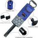 HOW TRUE Golf Ball Retriever, Portable Shag Bag Golf Ball Pick Up with Removable Plastic Tube, Pocket Shagger Storage