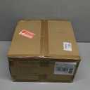 Semi Flush Mount Ceiling LED Light Fixture Hanging with Drum Shade for Dining & Living Room Kitchen Office Shop Entryway & Hallway Modern Chandelier Lamp Brushed Chrome Finish E26 Base (Square, Gold)