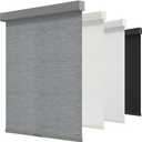 GENIMO Cordless Blackout Roller Shades, 30" W X 72" H, Dark Grey