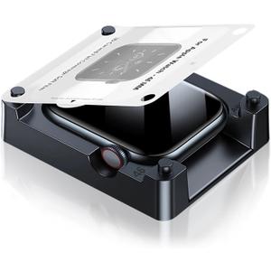 Smiling 6 Pack Screen Protector Compatible with Apple Watch Series 11 (2025)/Series 10 46mm and Easy Installation kit, Self-Healing Anti-Scratch TPU Screen Protector, Bubble Free, Touch Sensitive