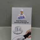 MR.SIGA Soap Dispensing Dish Brush Storage Set, Kitchen Brush with Holder for Pot Pan Sink Cleaning
