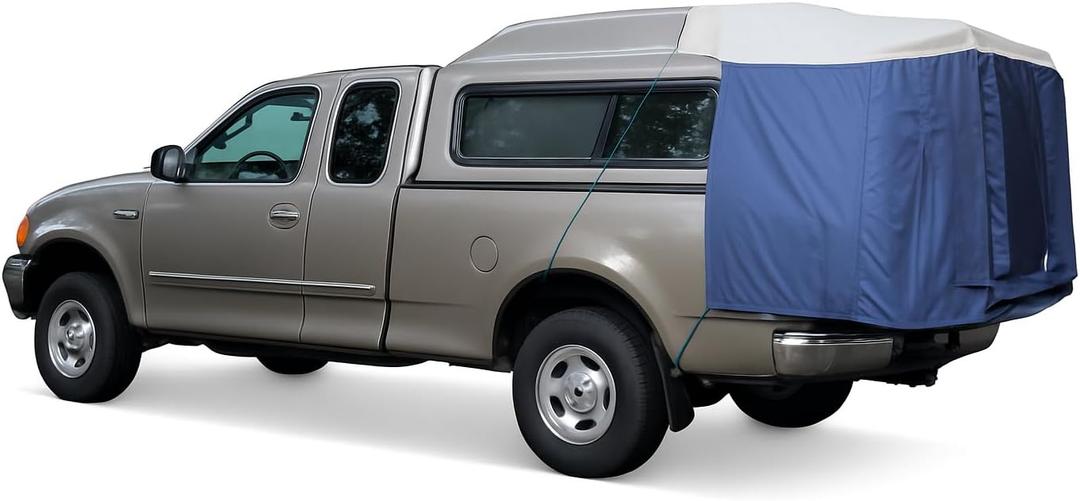 DAC DA2 Full-Size Truck Bed Tent for Caps Fits Ford F-150, Chevy Silverado, Toyota Tundra, Tacoma (2005+), Tailgate  58"  Converts Truck with Cap into Camping Tent