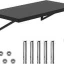 Stainless Steel Shelf 12 x 24 Inches,250 lb Wall Mounted Commercial Floating Shelving, Metal Shelves for Restaurant, Kitchen, Home and Hotel, Bar, Garage