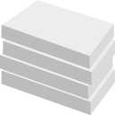 PINGEUI 50 Sheets 5 x 7 Inch White Chipboard, Medium Weight Chipboard Sheets, White Cardboard Sheet for Scrapbooking, Frames, Art, Prints, DIY Project