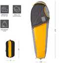 Teton 20F and 5F Degree Sleeping Bag; Lightweight, Warm Weather Mummy Sleeping Bags for Adults and Kids, Camping, Backpacking, Hiking