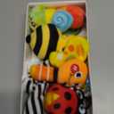 Infinno Baby Wrist Rattle Socks and Foot Finder Set, Perfect Baby Toys for 0-12 Months Newborn Boys and Girls As Shower Gifts, Garden Bug Series