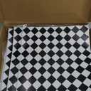 Elffloor Peel and Stick Floor Tile: 30pc 11.8 * 11.8in Self-Adhesive Waterproof Vinyl Flooring Black and White Tiles Sticker for Bathroom, Kitchen, Bedroom, Living Room