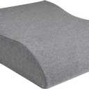 Leg Elevation Pillows, Wedge Pillow for After Surgery Or Rest, Adjustable Memory Foam Leg Support for Back, Knee, Hip, Ankles Pain Relief, Knee Pillow for Sleeping, Blood Circulation (S Shape Double Leg Pillow 24x22x6.8 IN)