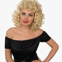 fun shack Blonde Bob Curly Wig, Platinum Short Curly Hair Wig for Women, Perfect for Parties and Events, One Size