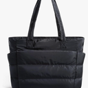 BAGSMART Tote Bag for Women, Lightweight Puffy Tote Bag with Compartments Shoulder Bag Handbag for Travel, Work, Gym