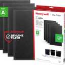 Honeywell HRF-A300 Air Purifier Pre Kit Filter, 4 Piece Set - Allergen Air Filter Targets Dust, VOC, Pet, Kitchen, and Wildfire/Smoke Odors