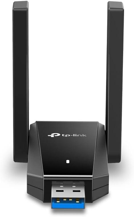 TP-Link USB 3.0 WiFi Adapter for Desktop PC (Archer TX30U Plus)-AX1800 WiFi 6 Dual-Band Plug and Play Wireless Network Adapter with 2.4GHz, 5GHz, 2High Gain Antenna, WPA3, Supports Windows 11/10