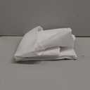 sancua Square Tablecloth - 60 x 60 Inch - Water Resistant Spill Proof Washable Polyester Table Cloth, Decorative Fabric Table Cover for Dining Tables, Buffet Parties and Camping, White