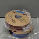 3DHojor TPU Filament 1.75mm TUP95A 3D Printer Filament Flexible Soft 3D Filament 1KG*2 Bundle fit Most FDM 3D Printers Dimensional Accuracy +/- 0.03 mm-Transparent Red/Blue