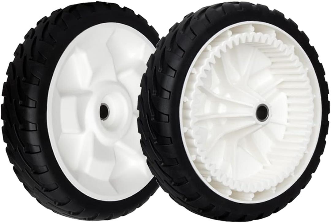 8" Front Drive Wheels Replacement for Toro 119-0311 137-4832 115-2878 Stens 205-360 Tires Fit for Toro 20330 20331 20339 20371 Self Propelled Mower FWD 22" Recycler (Set of 2)