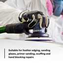 3M Cubitron II Hookit Clean Sanding Abrasive Disc 31483, 6 in, 320+ Grade, Pack of 50 Discs, Virtually Dust-Free, High Performance, Long Lasting, Multi-Hole Pattern, Feather Edging, Stock Removal