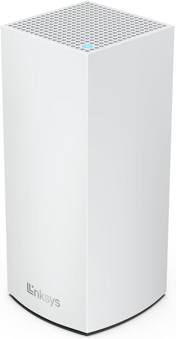 Linksys Atlas WiFi 6 Router Home WiFi Mesh System, Dual-Band, 2,000 Sq. ft Coverage, 25+ Devices, Speeds up to (AX3000) 3.0Gbps - MX2000 1-Pack,White
