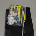 Mesh Dog Gate for Pets, Magic Pet Gate for The House, Portable Indoor Puppy Safety Fence Guard for Stairs and Doorways, Easy Install Anywhere, 35" W x 30" H, 8 Hooks