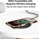 Designed for iPhone Air Case Rectangle, Works with Magnetic Wireless Charging, Full Lens Protection, Flexible TPU Electroplated Edge for Women Men Phone Case for iPhone Air Black (Air 6.5inch)