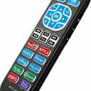 Backlit Roku Remote Replacement for Roku Players and Roku TV, for Roku 1 2 3 4, Express/+, Premiere/+, Ultra + with TV Control, for TCL/Hisense/Onn/Roku TV Series(Not for Roku Stick), Black, 2-Pieces