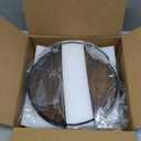 LAMU 2 Pack 9'' 10'' Lazy Susan Turntable Organizer for Table Top Cabinet, Wooden Lazy Susan for Kitchen, Pantry, Countertop, Bathroom Vanity, Spice Organization, Wood Decor