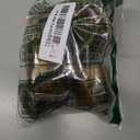 2 Pcs Rustic Christmas Bells with Neutral Velvet Ribbon Bows Christmas Metal Bells Hanging Ornament Xmas Tree Wall Door Wreath Decoration for Rustic Farmhouse Holiday Decoration