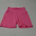 QGGQDD Workout Biker Shorts for Women - 3"/5"/8" High Waisted Tummy Control Spandex Booty Shorts for Gym Yoga Volleyball Pink S-M