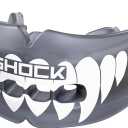 Shock Doctor Braces Mouth Guard for Sports - Upper & Lower Mouthguard for Lacrosse, Hockey, Baseball, Football (Adult: 12+ yrs, Fangs)