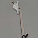 Window Hardware Co Rear-Mounted Pivot Shoe 9 1/2" Model 40050A - White, Left Hand - Corrosion Resistant Acetal Pivot Shoe - Made in The USA by AmesburyTruth