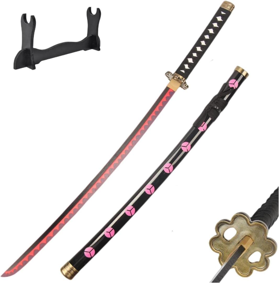 Bamboo Zoro Swords Roronoa Zoro Cosplay Prop enma Zoro Sword About 41 Inches Original Textures for Anime,Suitable for Cosplay, Decoration, Collection, Stage Performance and Gift. (7)