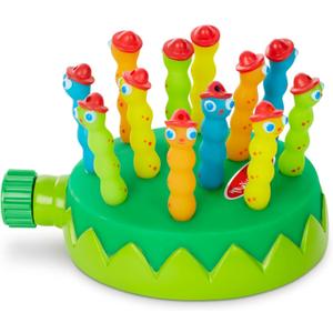 Melissa & Doug Sunny Patch Splash Patrol Sprinkler Toy with Hose Attachment (Multicolor)