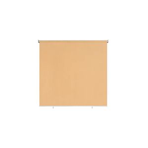 CICADA SPEECH Outdoor Roller Shade Roll Up Shade Cloth Patio Blinds for Deck Porch Balcony Backyard (7.5' W X 6' L), Wheat